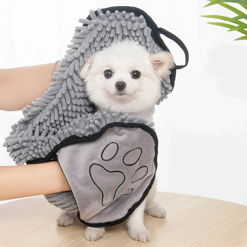 Soft Dog Bathrobe Towel