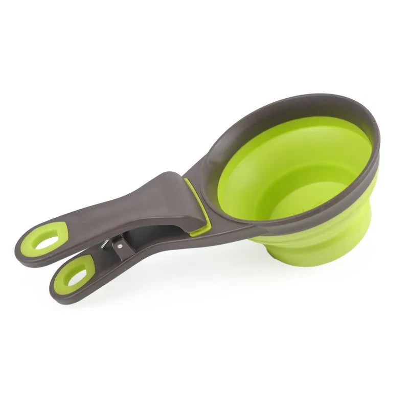 Pet Folding Feeder & Water Spoon