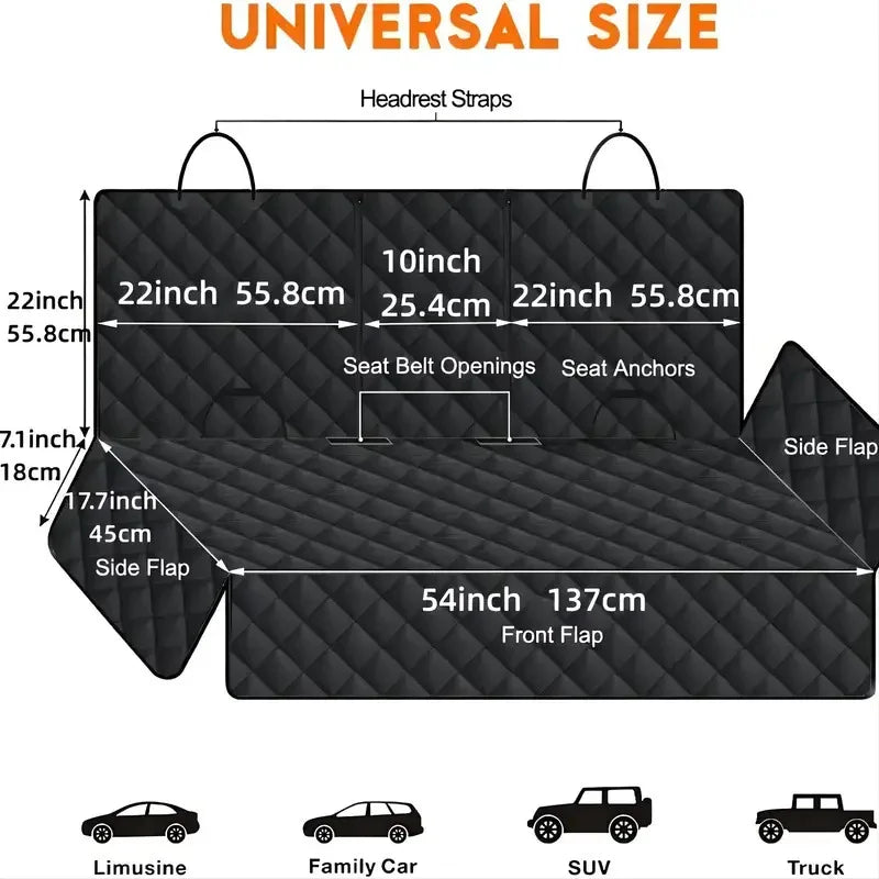 Waterproof Dog Car Seat Cover