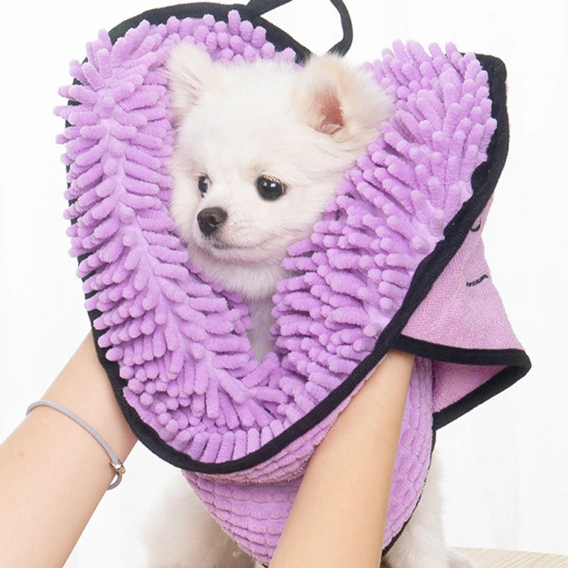 Soft Dog Bathrobe Towel