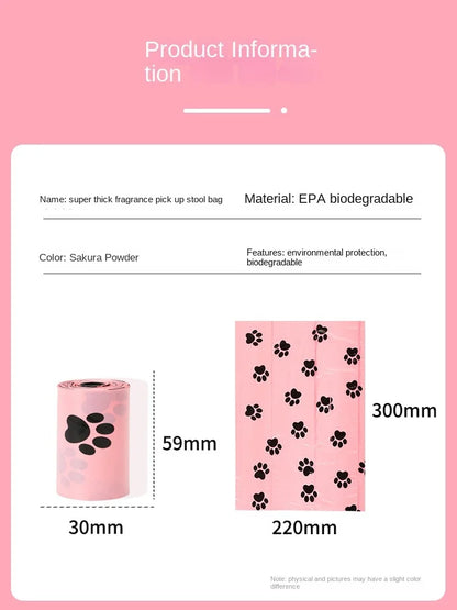 Biodegradable Dog Poop Bags with Dispenser
